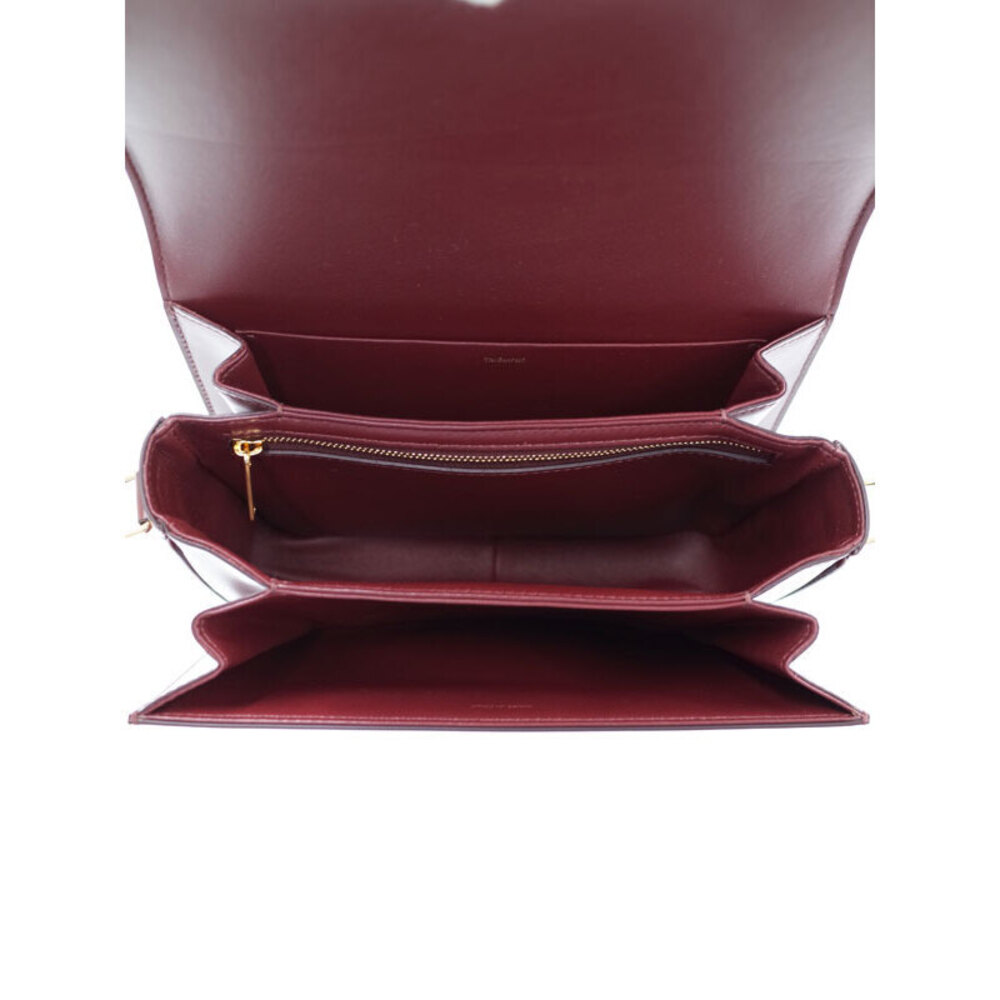 Celine Triomphe bag burgundy Red shiny calfskin - Picture 3 of 5